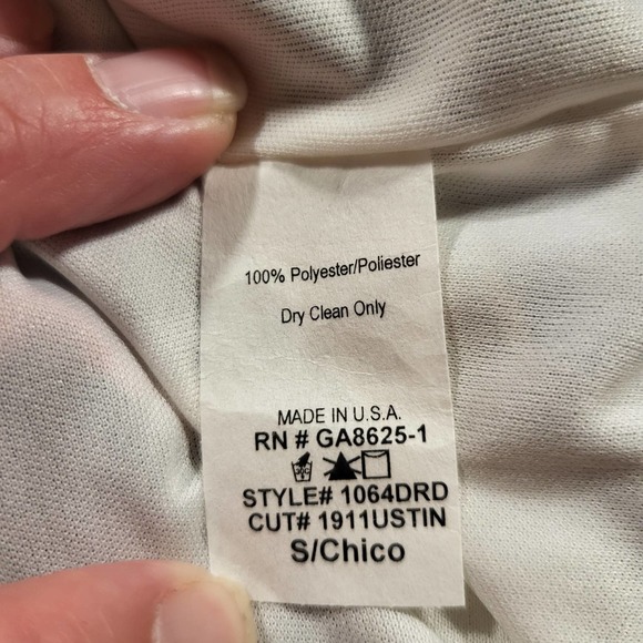 Renee C*Womens Small Dress*Sleeveless*Midi*USA Made*Black*Pink*Blue* - Picture 6 of 6